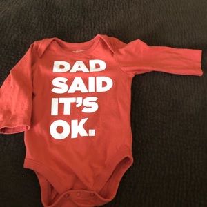 Long sleeve burnt orange T-shirt